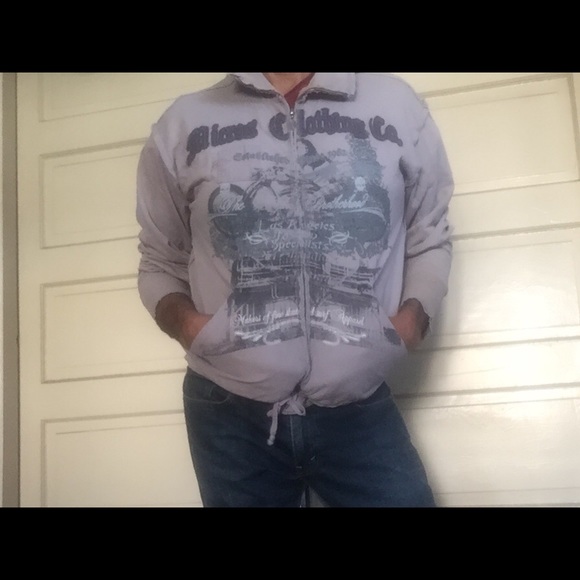 Micros gray zipper sweat - Picture 3 of 8